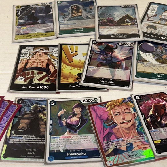 One Piece TCG Lot Of 75 Cards Some In Sleeves E3 - Picture 3 of 5